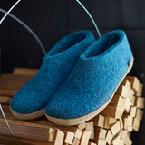 glerups Sko med skindsål Sko med skindsål Petrol