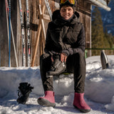 glerups Støvle med naturgummisål - sort Støvler med naturgummisål Cranberry