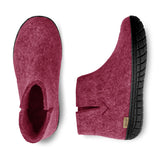 glerups Støvle med naturgummisål - sort Støvler med naturgummisål Cranberry