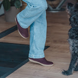 glerups Tøffel med skindsål Tøfler med skindsål 15 Beet