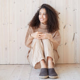 glerups Tøffel med skindsål Tøfler med skindsål Chestnut