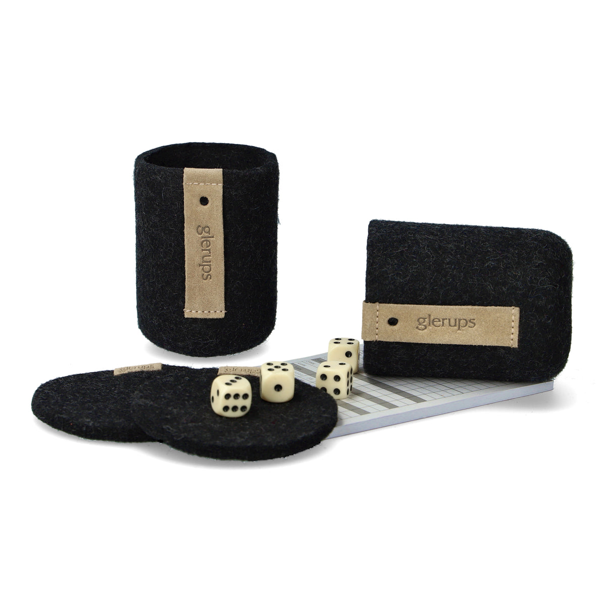 glerups Quietzy Double sæt Accessories Koksgrå