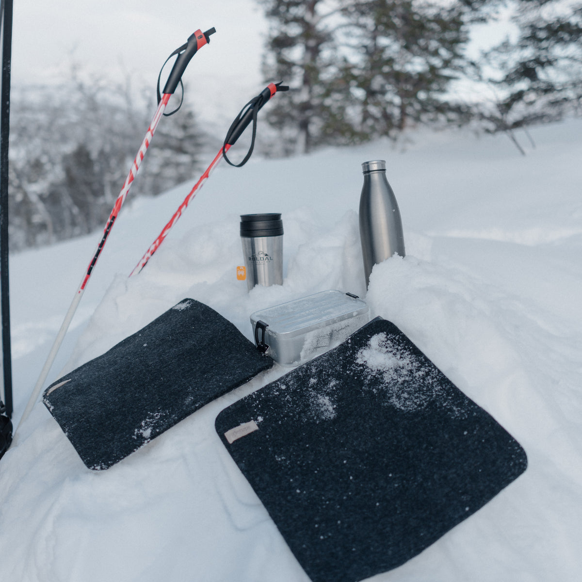 glerups Sædepude, firkantet 32 cm Accessories Koksgrå