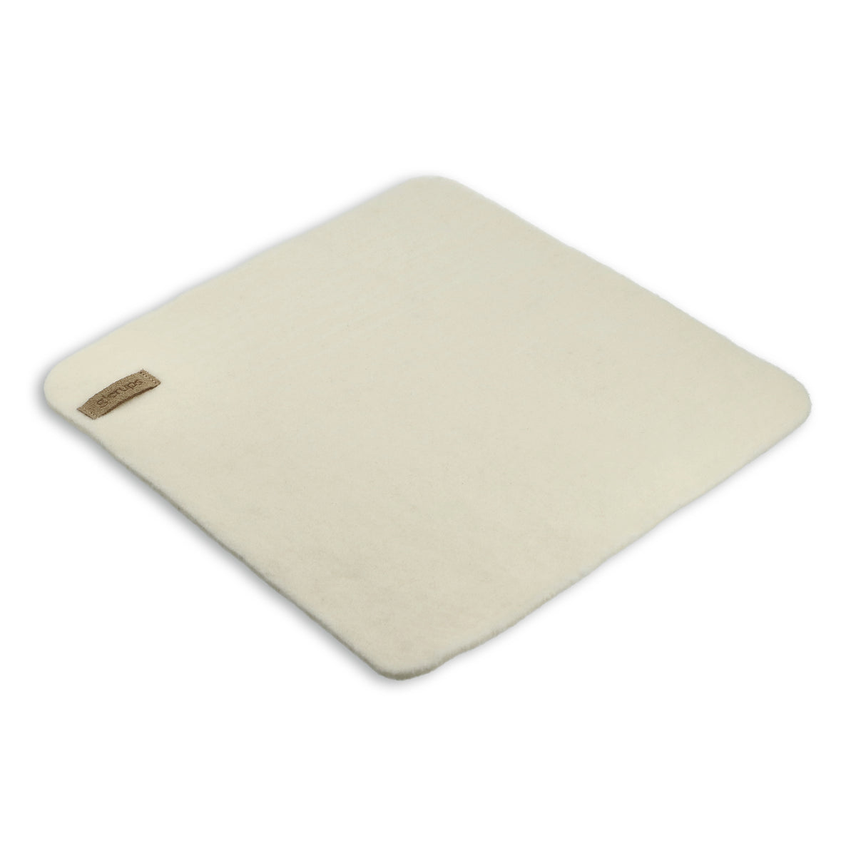 glerups Sædepude, firkantet 32 cm Accessories Hvid