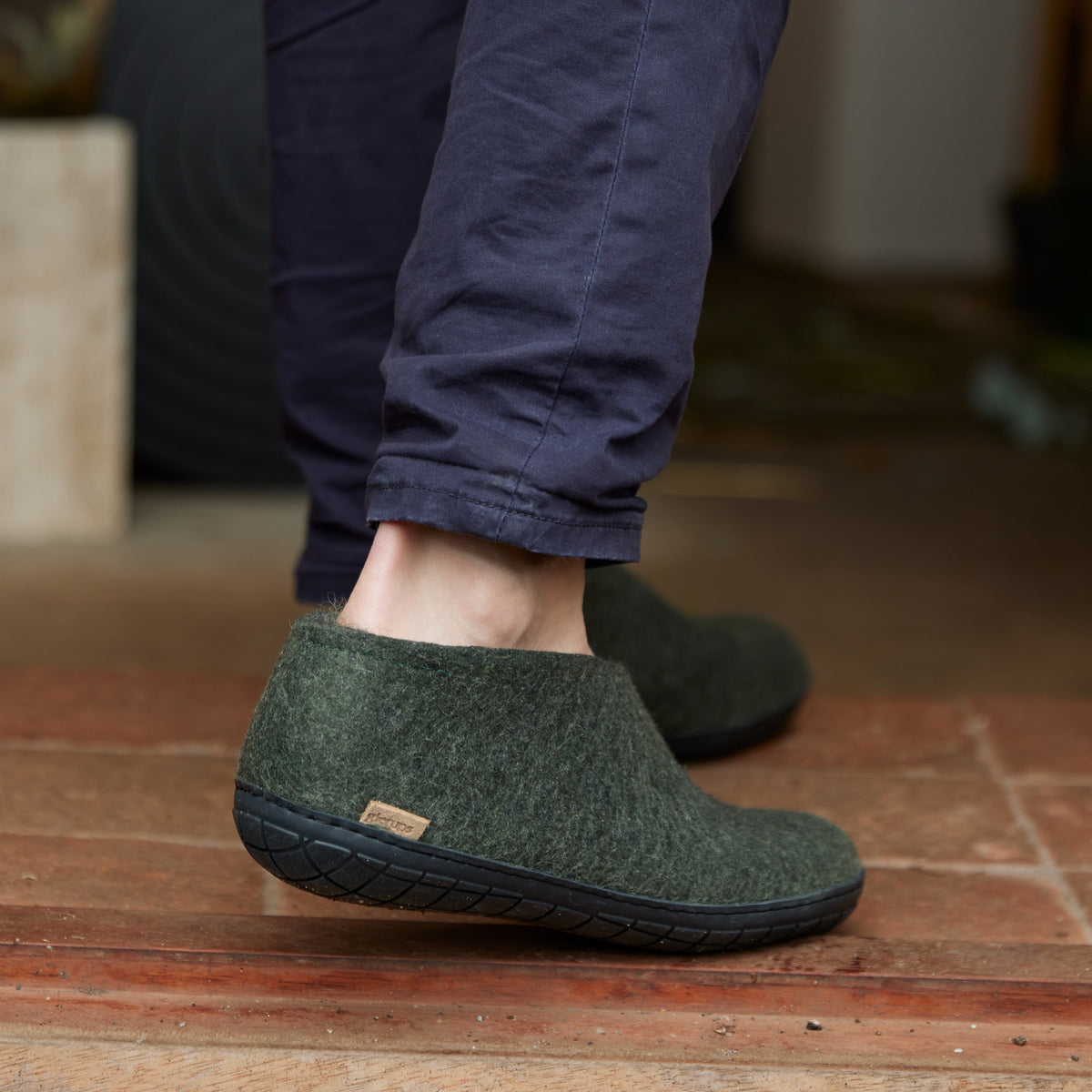 glerups Sko med naturgummisål - sort Sko med naturgummisål Forest