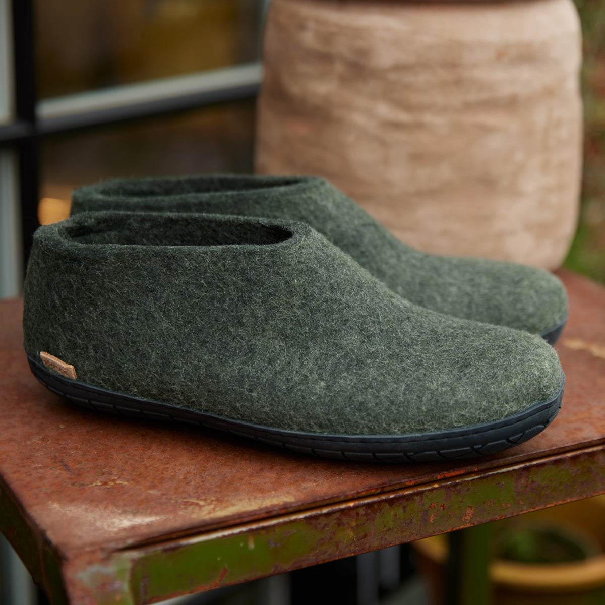 glerups Sko med naturgummisål - sort Sko med naturgummisål Forest