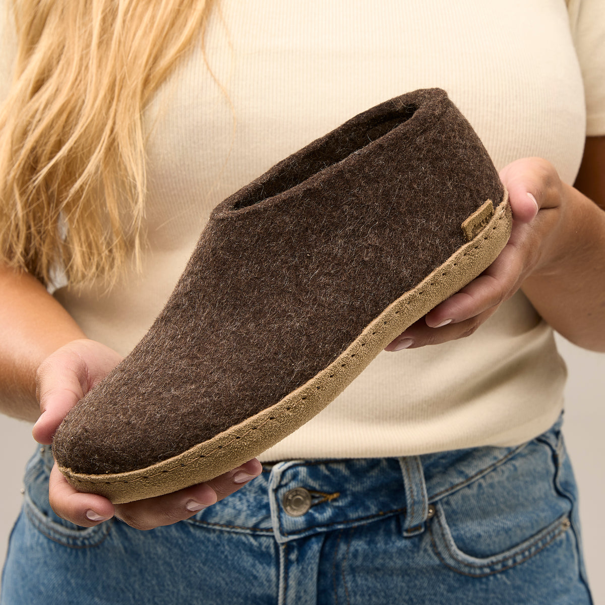 glerups Sko med skindsål Sko med skindsål Chestnut