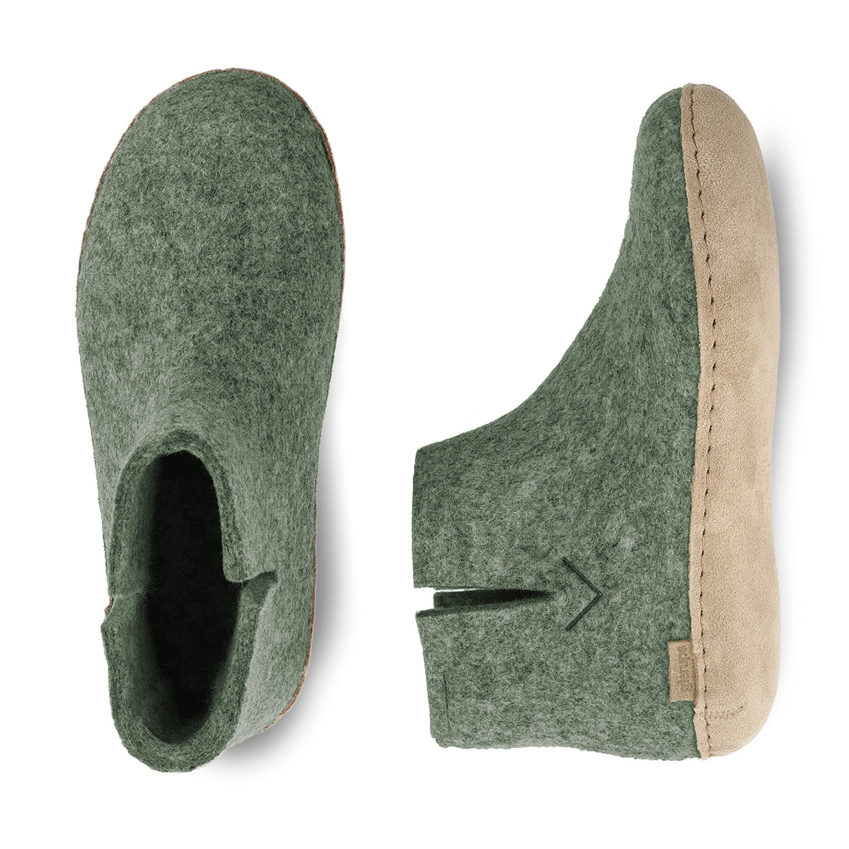 glerups Støvle med skindsål Støvler med skindsål 14 Moss
