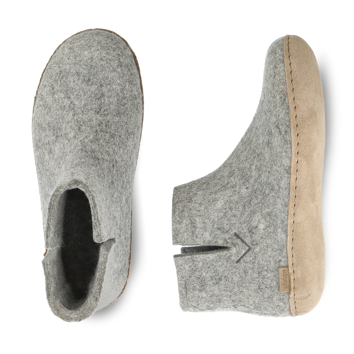 glerups Støvle med skindsål Støvler med skindsål Grå