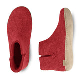 glerups Støvle med skindsål Støvler med skindsål Rød