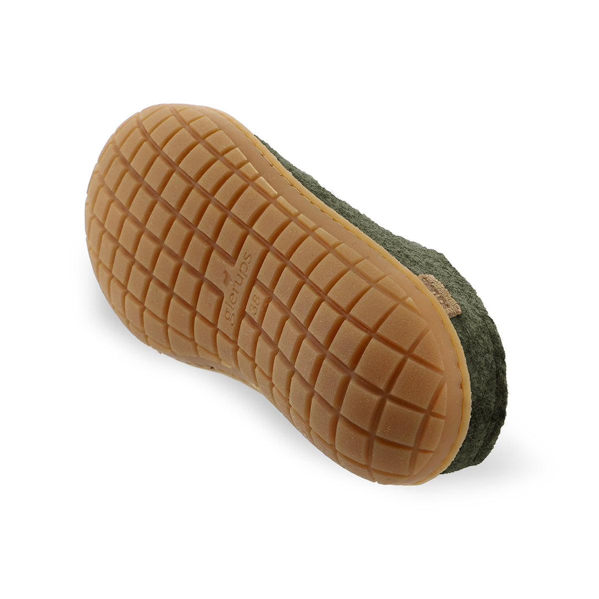 glerups Tøffel med naturgummisål - honey Tøfler med naturgummisål Forest