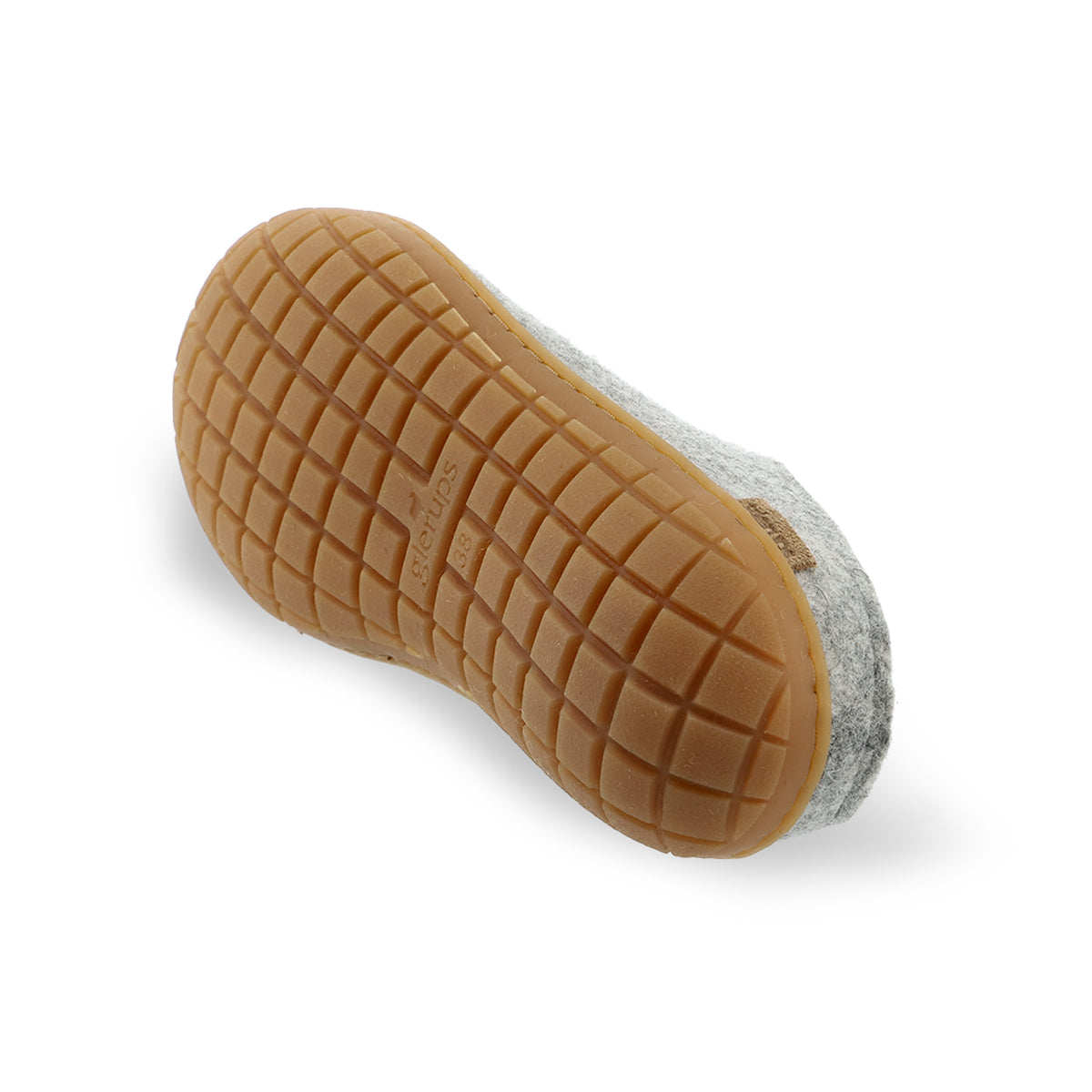 glerups Tøffel med naturgummisål - honey Tøfler med naturgummisål Grå
