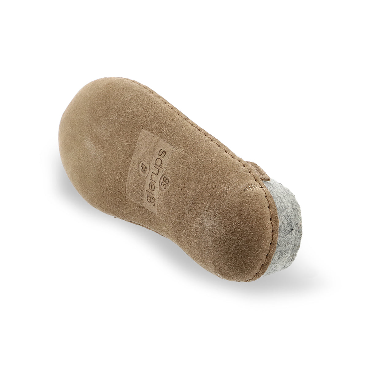 glerups Tøffel med skindsål Tøfler med skindsål Grå