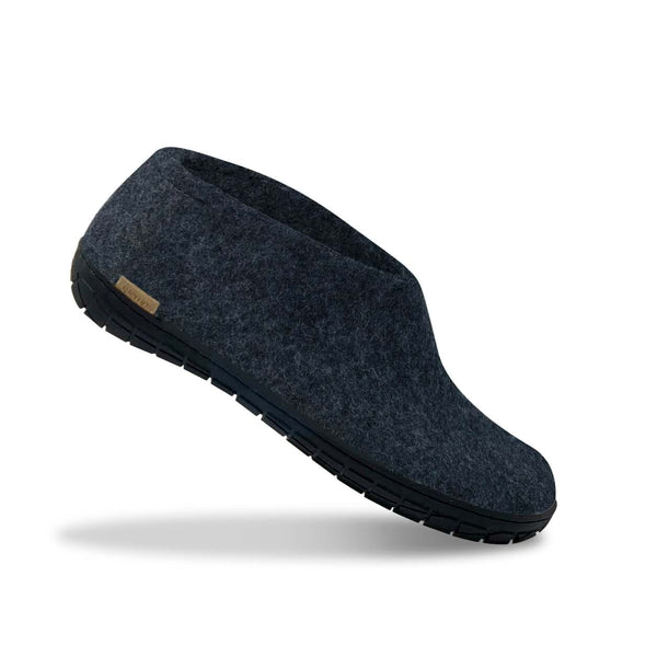 glerups Sko med naturgummisål - sort Sko med naturgummisål Denim