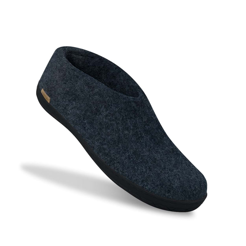 glerups Sko med naturgummisål - sort Sko med naturgummisål Denim