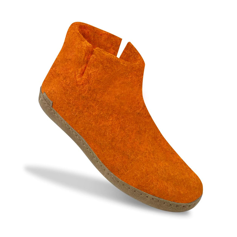 glerups Støvle med skindsål Støvler med skindsål Orange
