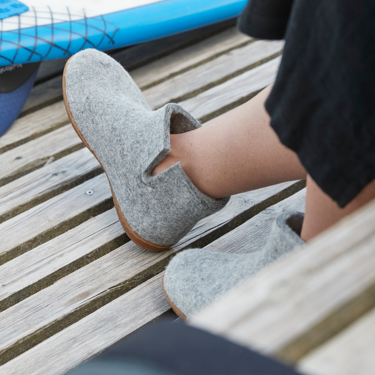 glerups Støvler med naturgummisål - honey Støvler med naturgummisål Grå