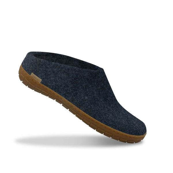 glerups Tøffel med naturgummisål - honey Tøfler med naturgummisål Denim