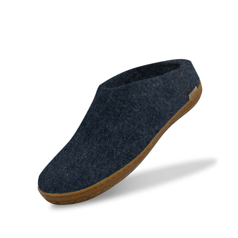glerups Tøffel med naturgummisål - honey Tøfler med naturgummisål Denim