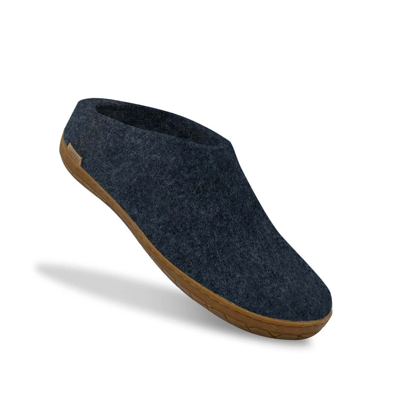 glerups Tøffel med naturgummisål - honey Tøfler med naturgummisål Denim